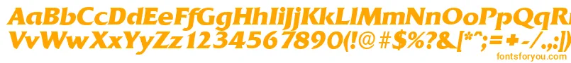 QuadratserialXboldItalic Font – Orange Fonts