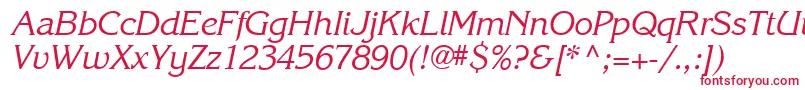 Шрифт Karlajohnson5Cursivesh – красные шрифты