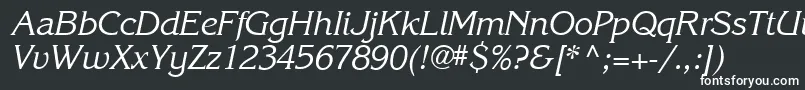 Karlajohnson5Cursivesh Font – White Fonts on Black Background