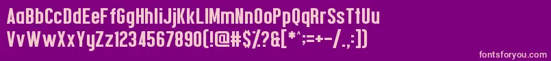 Шрифт Confidel – розовые шрифты на фиолетовом фоне