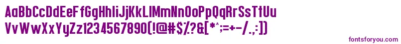 Шрифт Confidel – фиолетовые шрифты на белом фоне