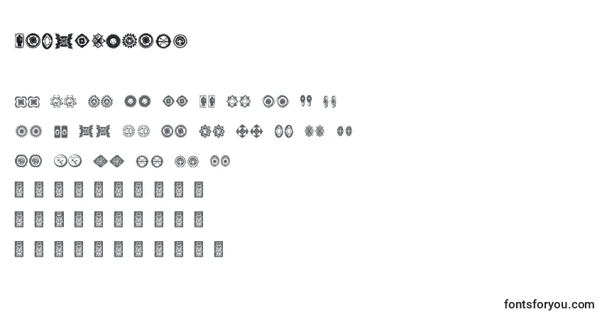 Schriftart Formesdcoxy – Alphabet, Zahlen, spezielle Symbole