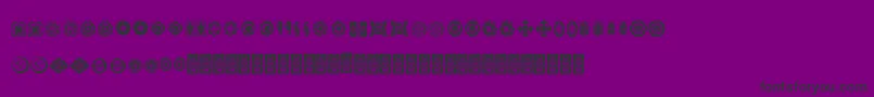 Formesdcoxy Font – Black Fonts on Purple Background