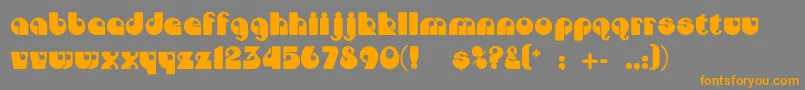 More about Dojocp Font Dojocp Font – Orange Fonts on Gray Background