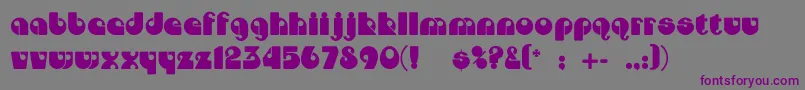 Dojocp Font – Purple Fonts on Gray Background
