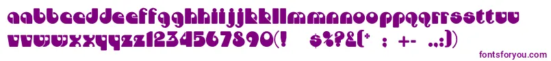 Dojocp Font – Purple Fonts on White Background
