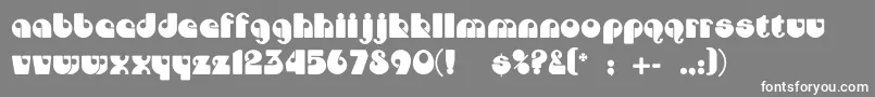Dojocp Font – White Fonts on Gray Background