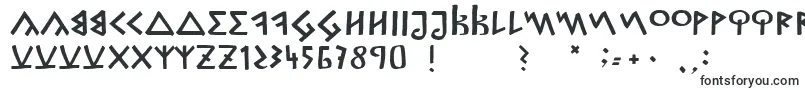 CapitalisGoreanis Font – Fonts for KOMPAS-3D