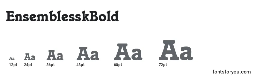 EnsemblesskBold Font Sizes