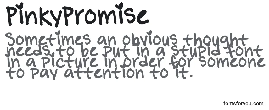 PinkyPromise Font