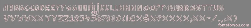 DkCulDeSac Font – Pink Fonts on Gray Background