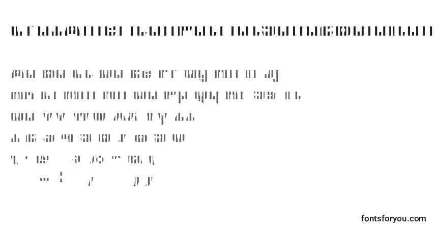 Czcionka Cfb1AmericanPatriotSolid2BoldItalic (65116) – alfabet, cyfry, specjalne znaki