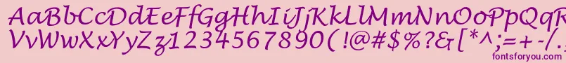 Подробнее о шрифте SaintgermainScript Шрифт SaintgermainScript – фиолетовые шрифты на розовом фоне