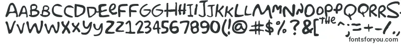 Simpsonfont-fontti – Käsinkirjoitetut fontit