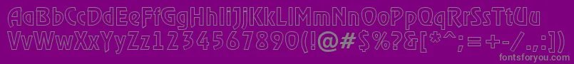 Шрифт ARewinderotl – серые шрифты на фиолетовом фоне