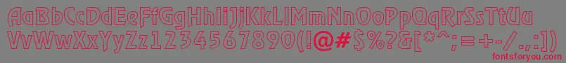 ARewinderotl Font – Red Fonts on Gray Background
