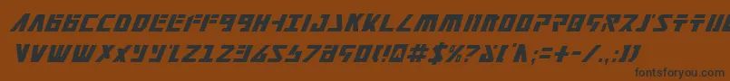 Falconv2ci Font – Black Fonts on Brown Background