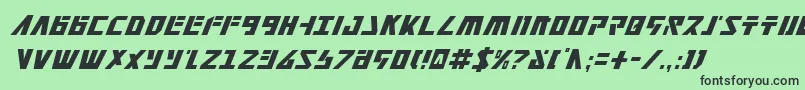 Falconv2ci Font – Black Fonts on Green Background