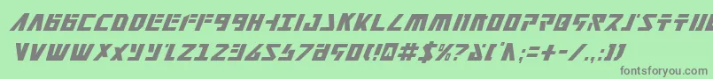 Falconv2ci Font – Gray Fonts on Green Background