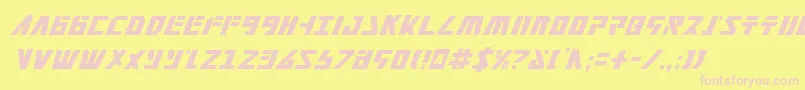 Falconv2ci Font – Pink Fonts on Yellow Background