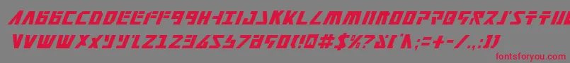 Falconv2ci Font – Red Fonts on Gray Background