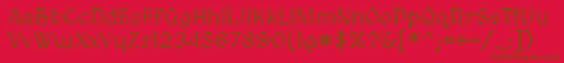 Medievalsharp Font – Brown Fonts on Red Background