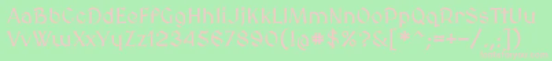 Medievalsharp Font – Pink Fonts on Green Background