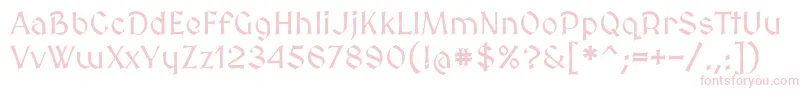 Medievalsharp Font – Pink Fonts on White Background