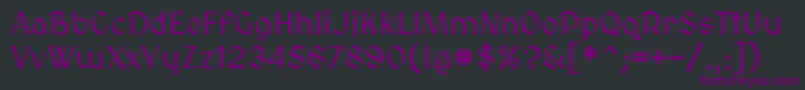 Medievalsharp Font – Purple Fonts on Black Background