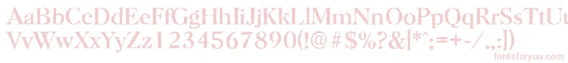 HorshamantiqueRegular Font – Pink Fonts on White Background