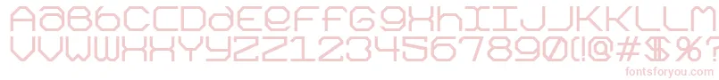 Kimonok Font – Pink Fonts on White Background