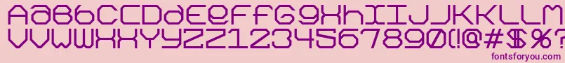 Kimonok Font – Purple Fonts on Pink Background