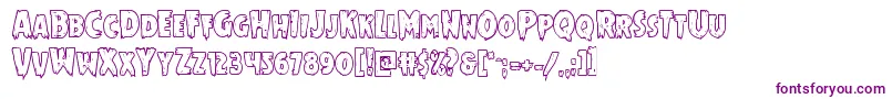 Mrsmonsterboldout Font – Purple Fonts