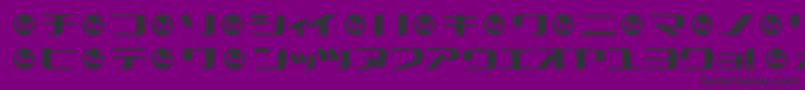 Шрифт Summek – чёрные шрифты на фиолетовом фоне