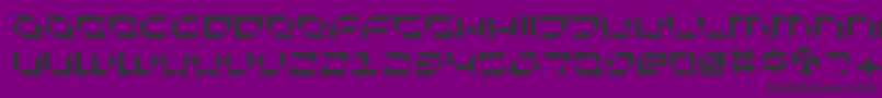 PluranonNormal Font – Black Fonts on Purple Background