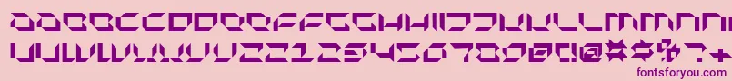 PluranonNormal Font – Purple Fonts on Pink Background