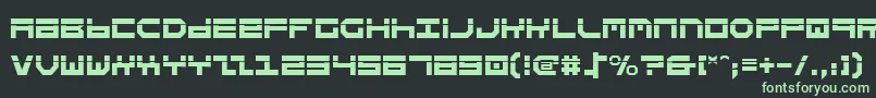 Stuntv2l Font – Green Fonts on Black Background