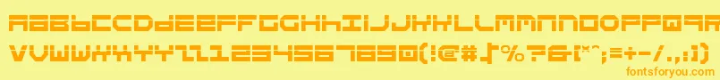 Stuntv2l Font – Orange Fonts on Yellow Background
