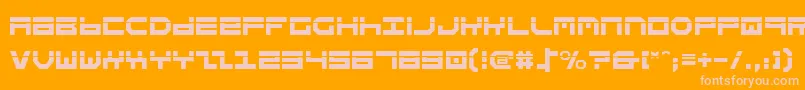Stuntv2l Font – Pink Fonts on Orange Background