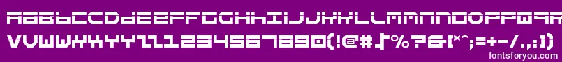 Stuntv2l Font – White Fonts on Purple Background