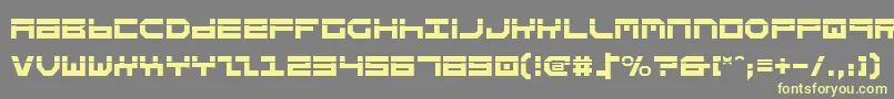 Stuntv2l Font – Yellow Fonts on Gray Background