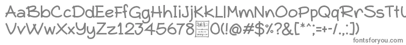 Więcej informacji o czcionce TypoComicaDemo Czcionka TypoComicaDemo – szare czcionki