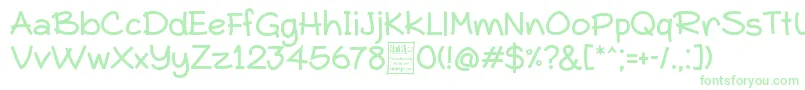 Fonte TypoComicaDemo – fontes verdes