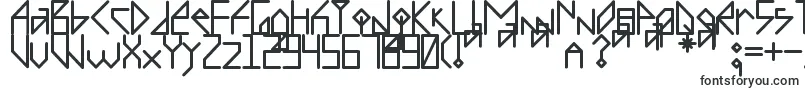 Recombinante-fontti – Tekno-fontit