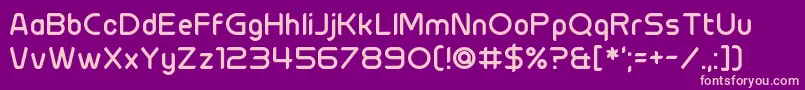 Chillit Font – Pink Fonts on Purple Background