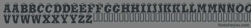 Eyesis Font – Black Fonts on Gray Background