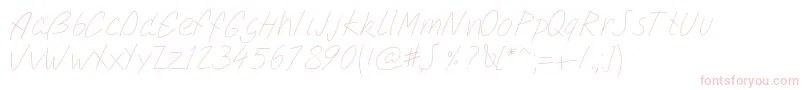 Pwsimplescript Font – Pink Fonts