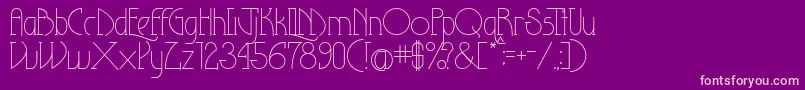 Theeighteenthamendmentlight Font – Pink Fonts on Purple Background