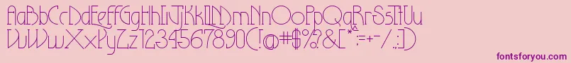 Theeighteenthamendmentlight Font – Purple Fonts on Pink Background