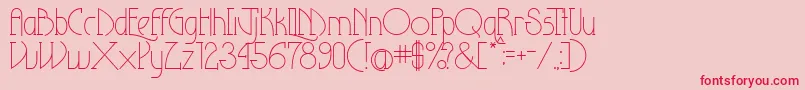 Theeighteenthamendmentlight Font – Red Fonts on Pink Background